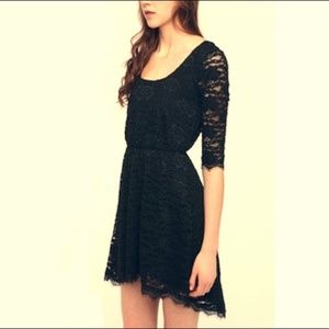 Urban Outfitters Pins and Needles Black lace dress